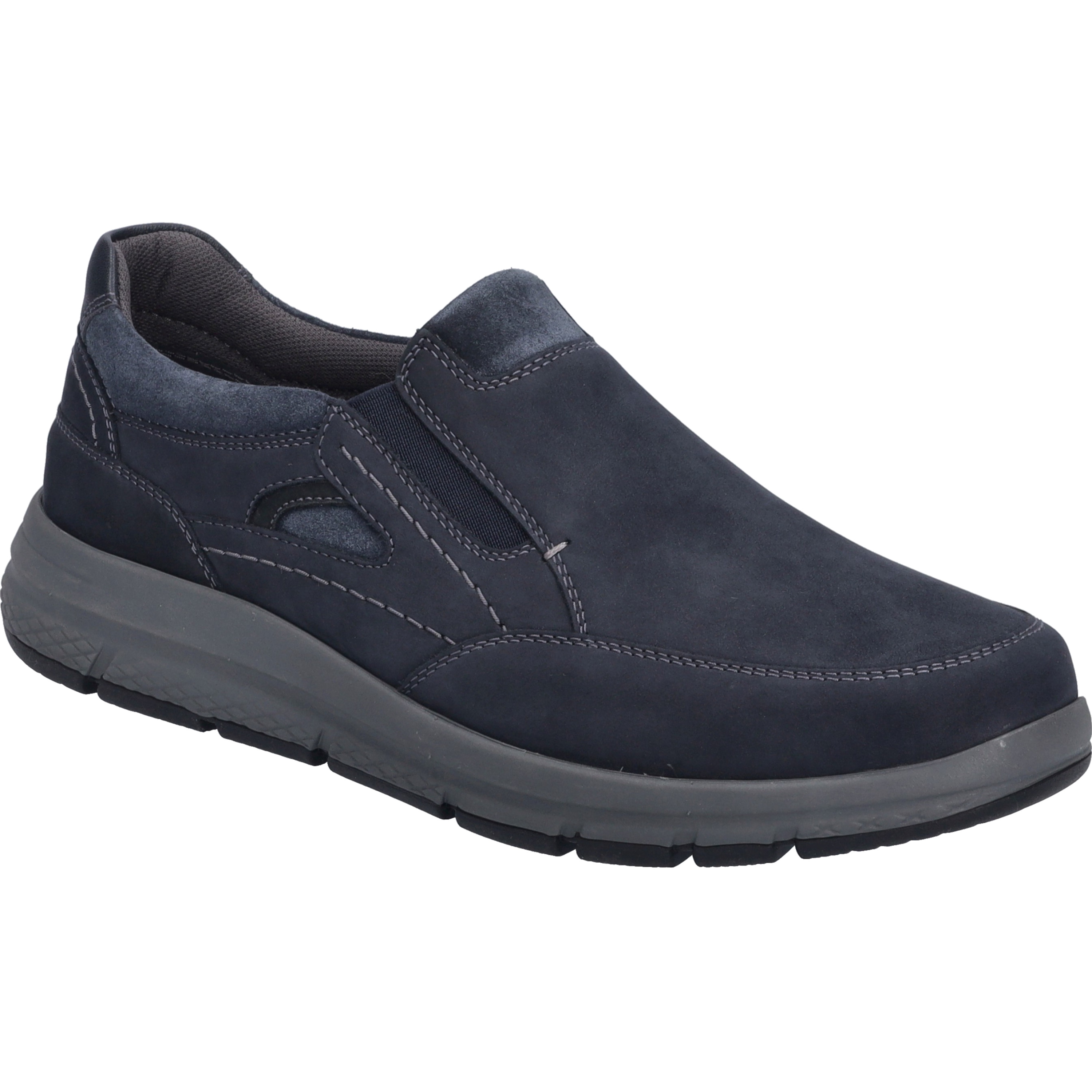 Slipper JOSEF SEIBEL "Giuseppe 09, indigo", Herren, Gr. 42, blau (indigo), Obermaterial: 100% Rindsleder Leather cow., Schuhe Slipper