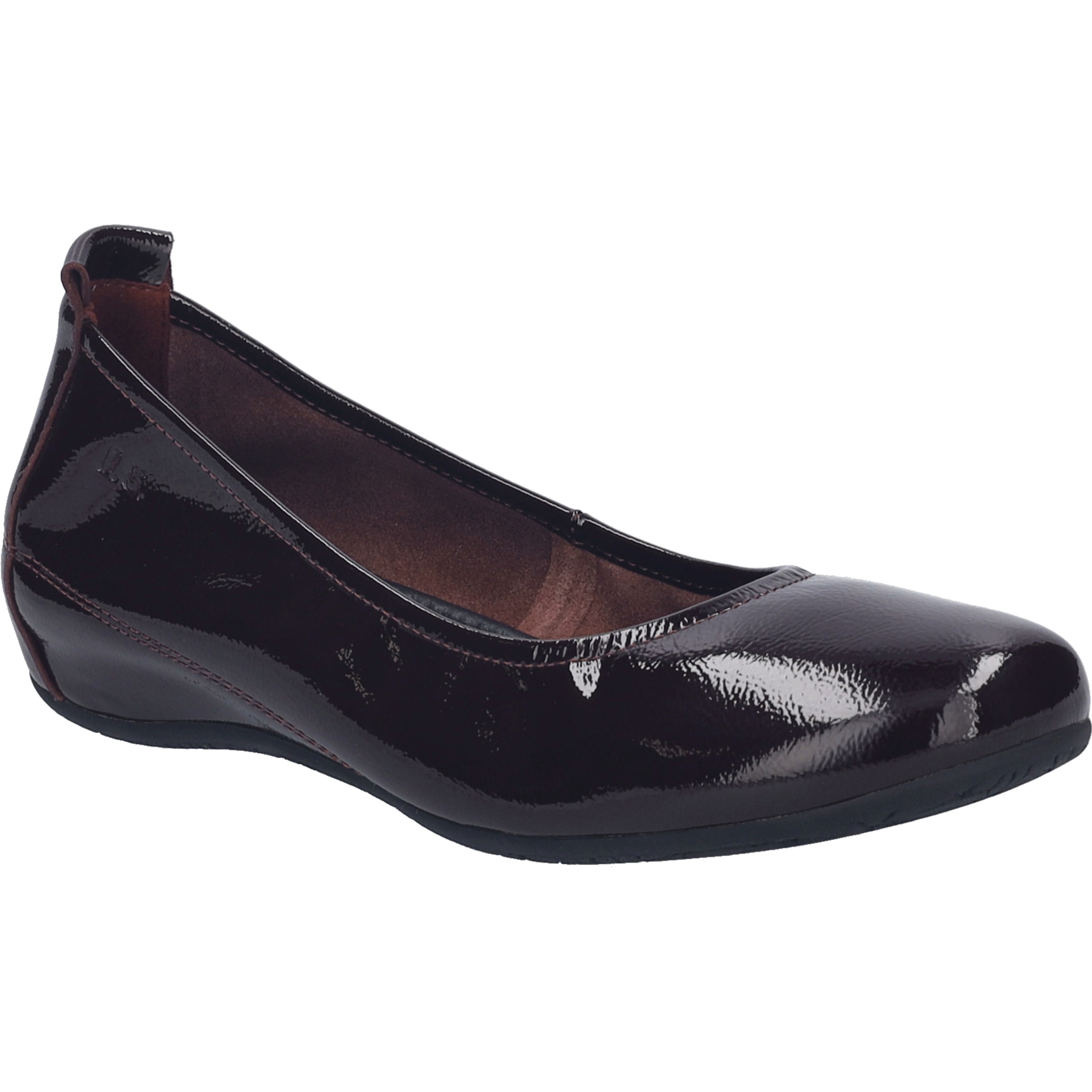 Ballerina JOSEF SEIBEL "Florina 05, bordeaux", Damen, Gr. 36, rot (bordeaux), Obermaterial: 100% Rindsleder Leather cow., Schuhe Ballerina