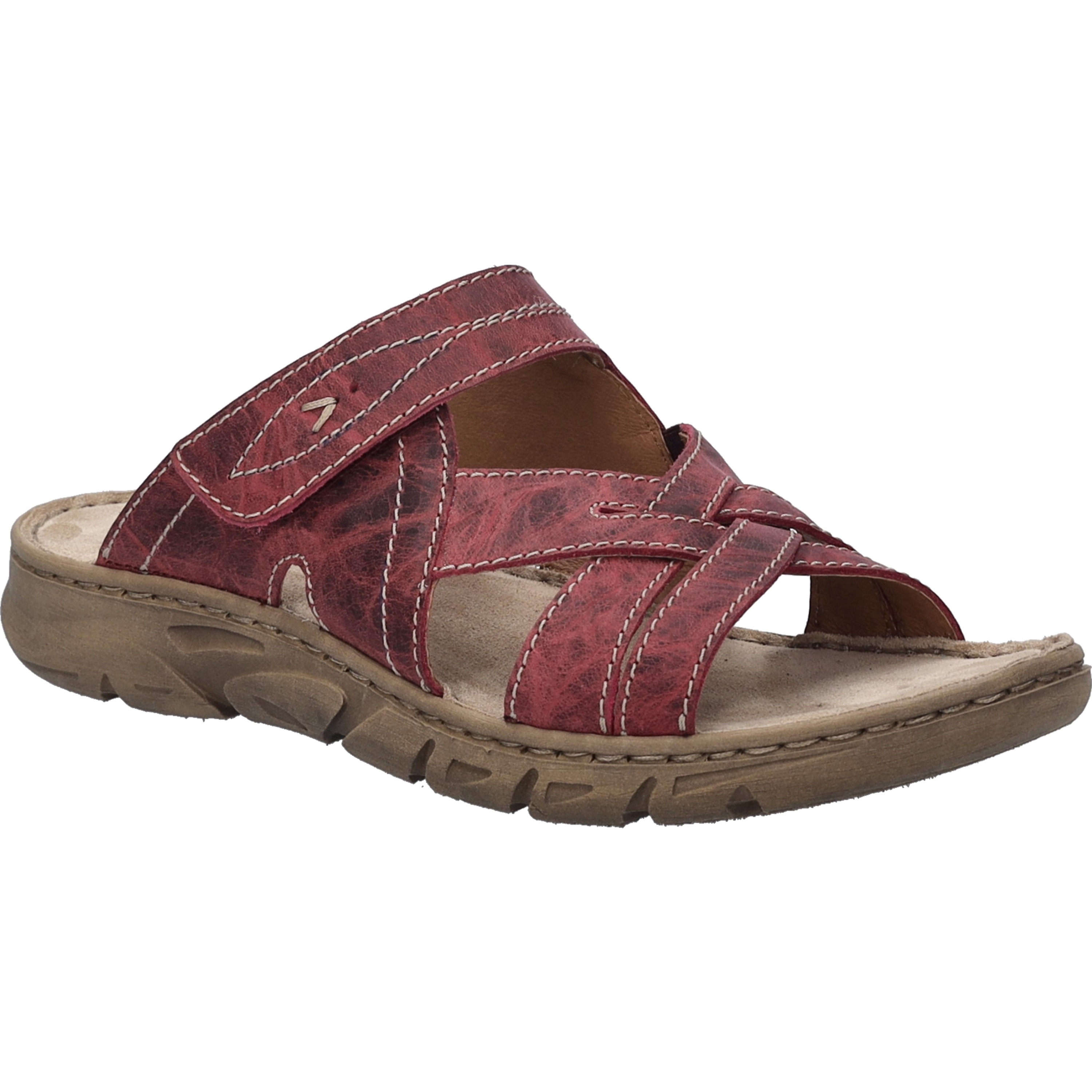 Sandale JOSEF SEIBEL "Brenda 10, orchidee", Damen, Gr. 43, lila (orchidee), Obermaterial: 100% Rindsleder Leather cow., Schuhe Sandale