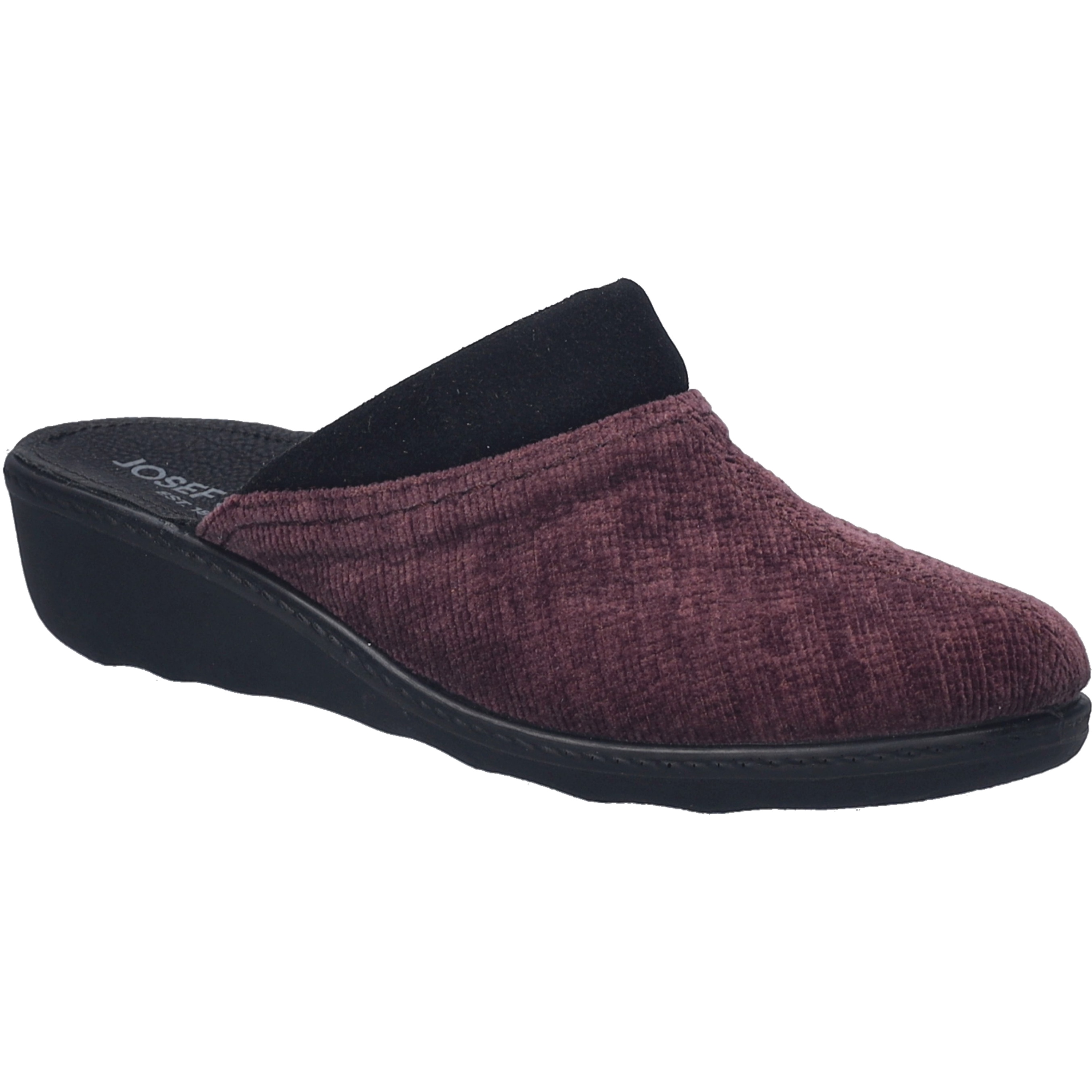 Hausschuh JOSEF SEIBEL "Avignon 01, purple-kombi", Damen, Gr. 40, lila (lila, kombi), Obermaterial: 100% Textilmaterial TEXMAT., Schuhe Hausschuh