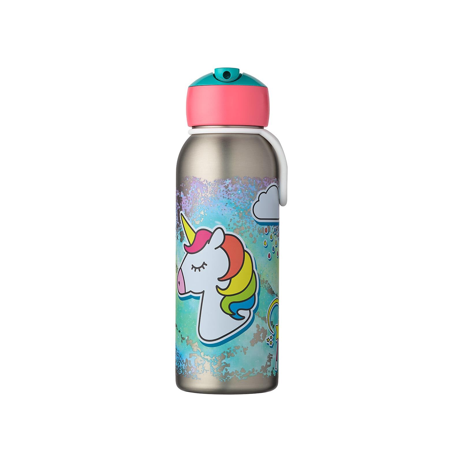 Trinkflasche MEPAL "Thermoflasche Flip-Up Campus 350 ml", bunt (einhorn), 350ml, Trinkflaschen, Trinkflasche Image