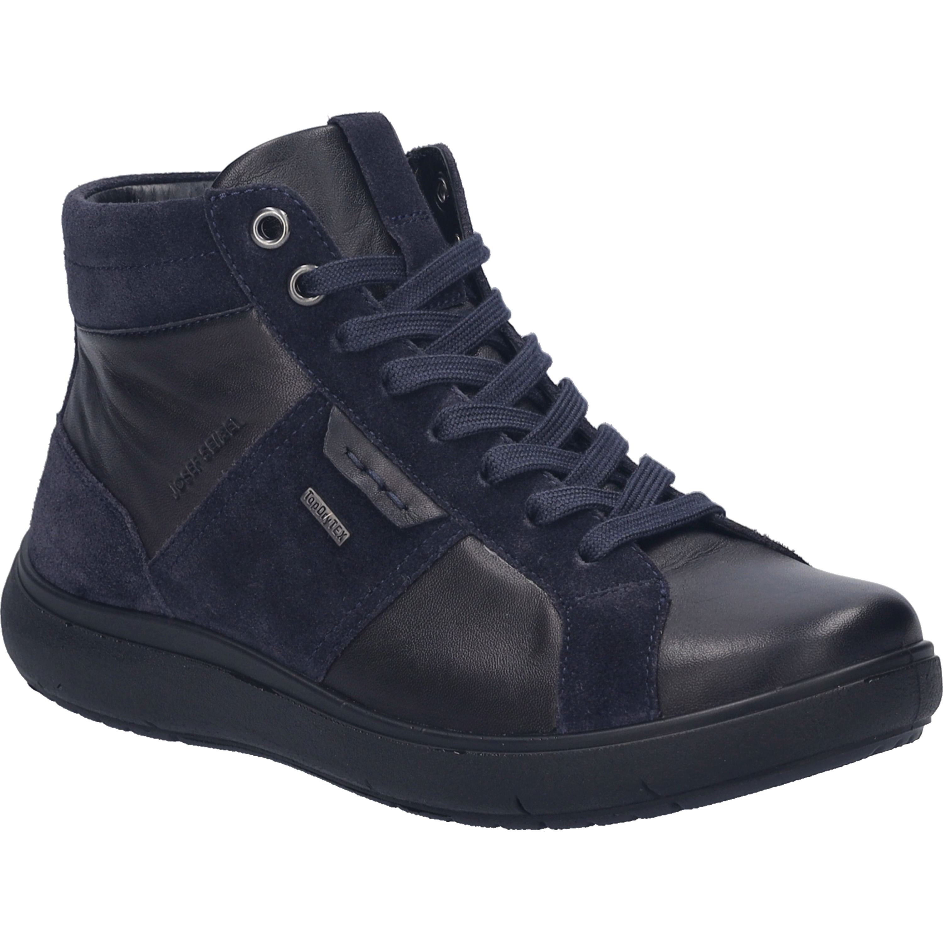 Sneaker JOSEF SEIBEL "Megan 53, ocean", Damen, Gr. 40, blau (ocean), Obermaterial: 100% Rindsleder Leather cow., Schuhe Sneaker