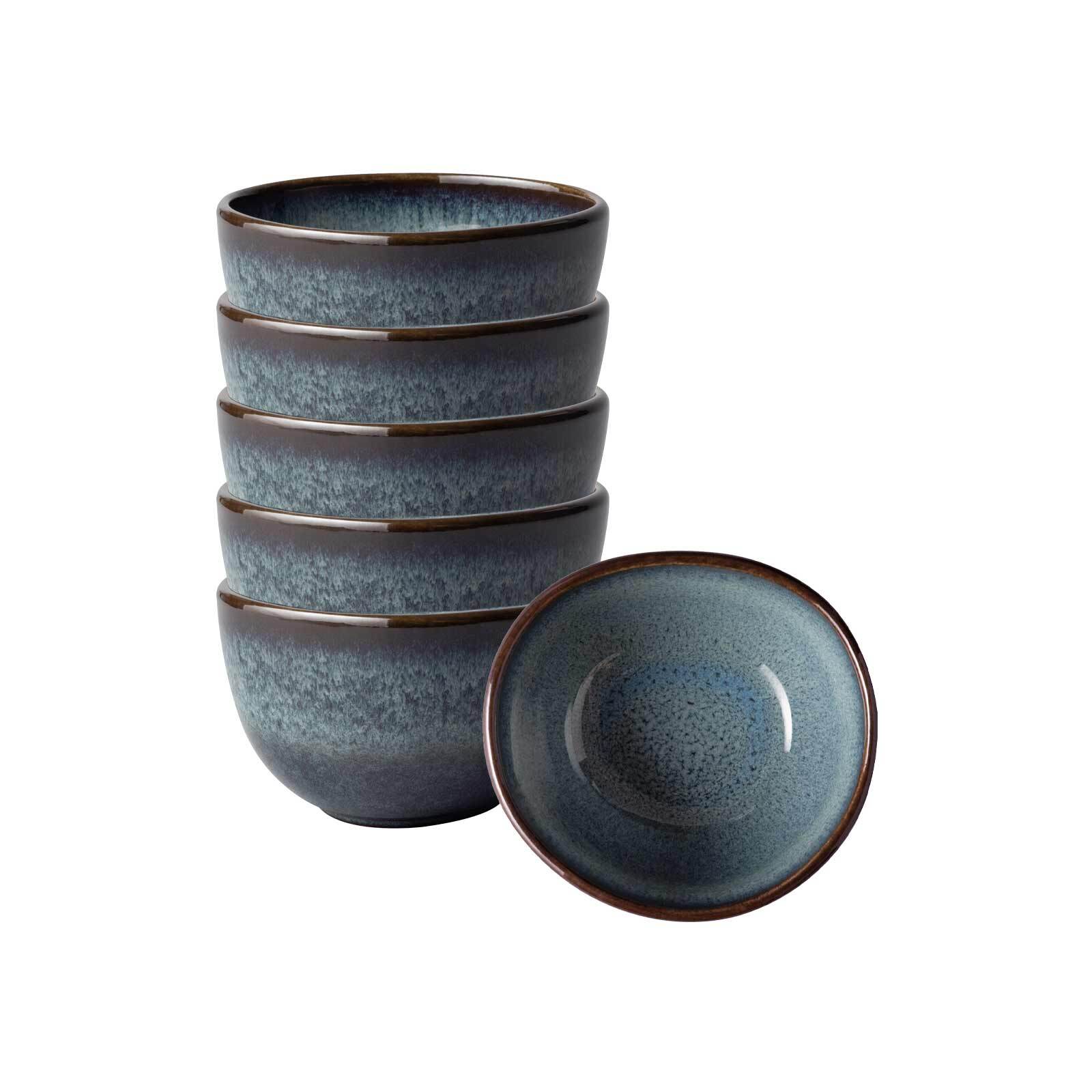 Dipschale "Dipschälchen Lave 140 ml 6er Set", grau (gris), LIKE. BY VILLEROY & BOCH, Schüsseln, Dipschale Image