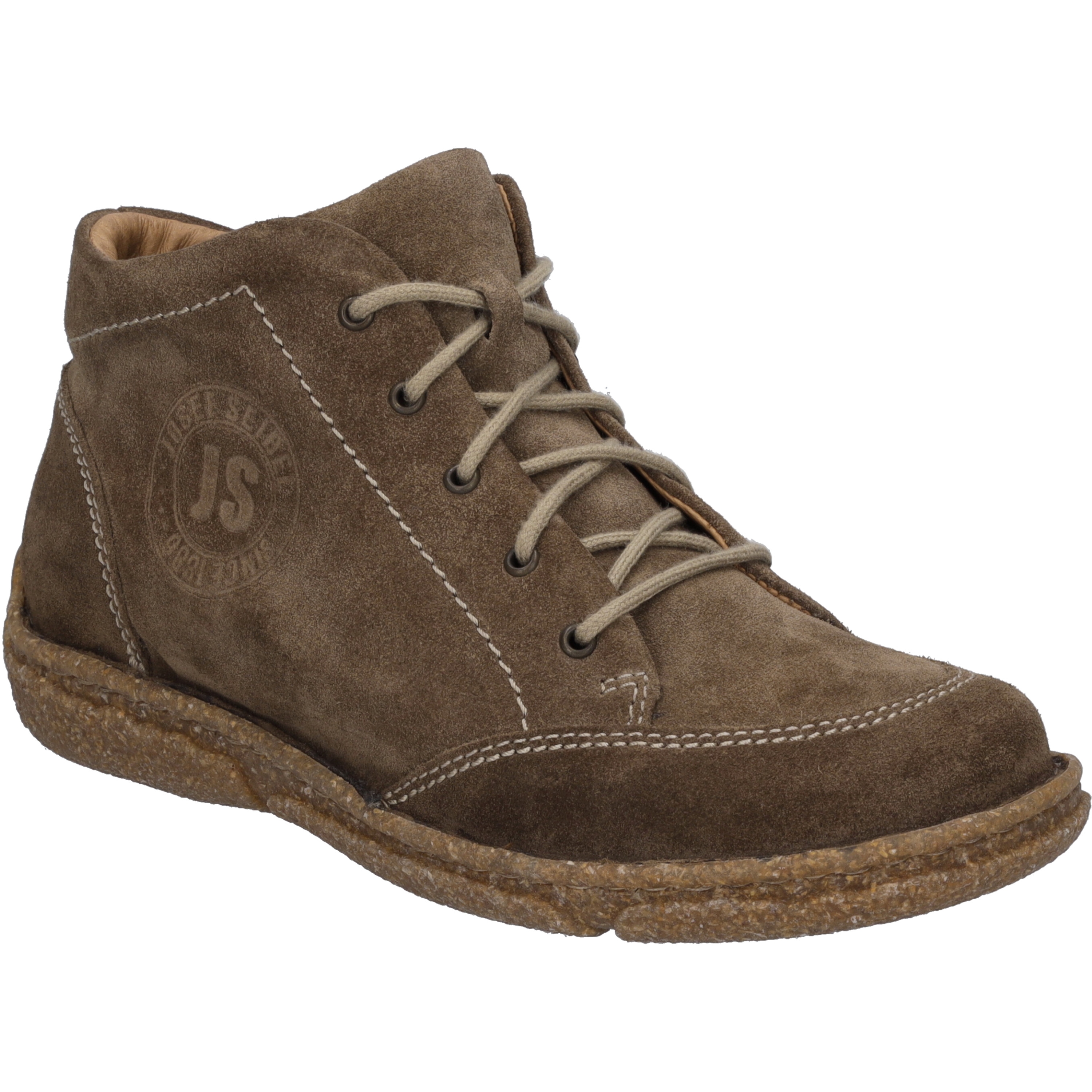 Stiefelette JOSEF SEIBEL "Neele 01, taupe", Damen, Gr. 44, grau (taupe), Obermaterial: 100% Rindsleder Leather cow., Schuhe Stiefelette