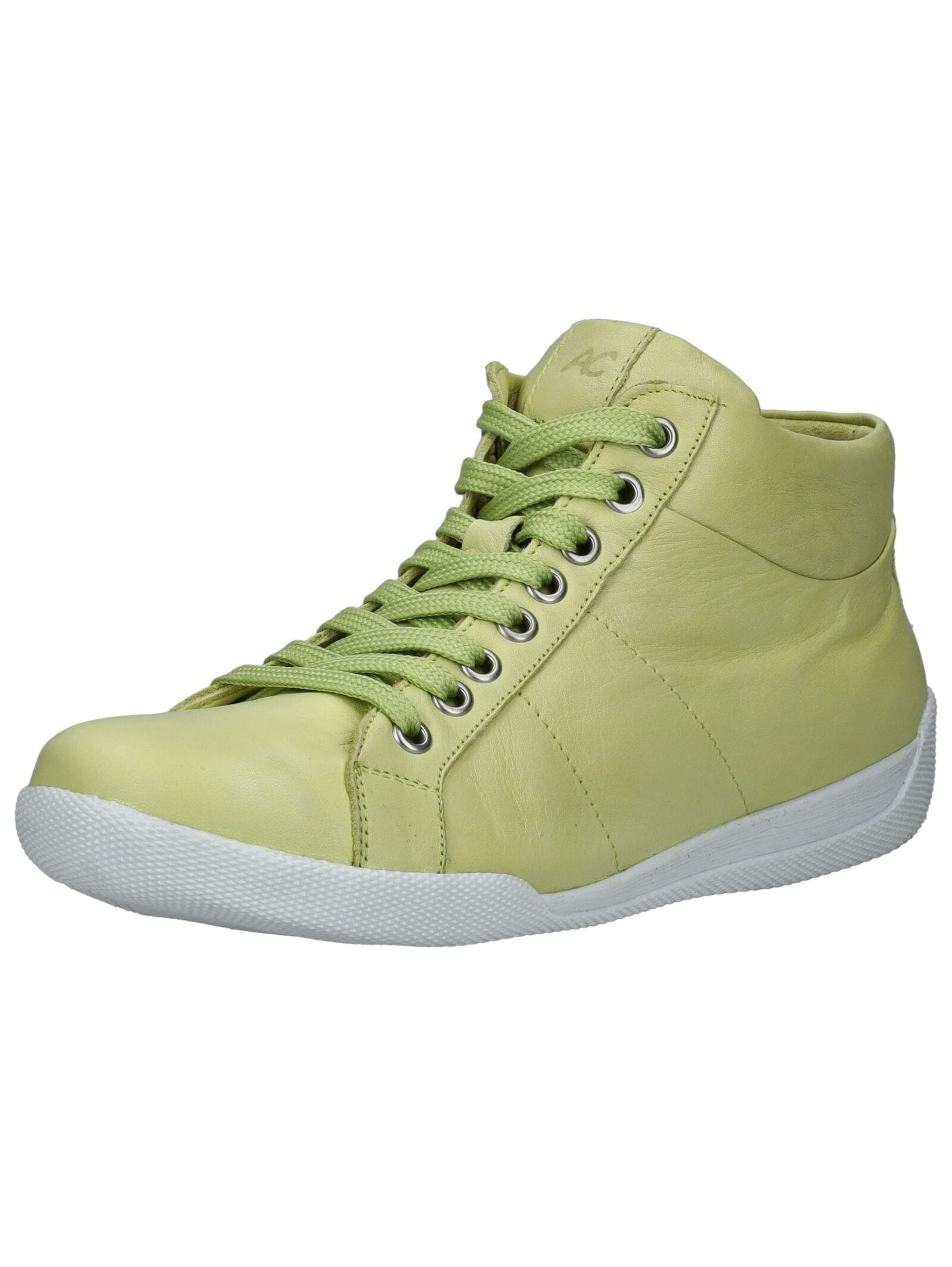 Sneaker ANDREA CONTI "Andrea Conti Sneaker Leder", Damen, Gr. 40, grün (hellgrün), Leder, Schuhe Sneaker