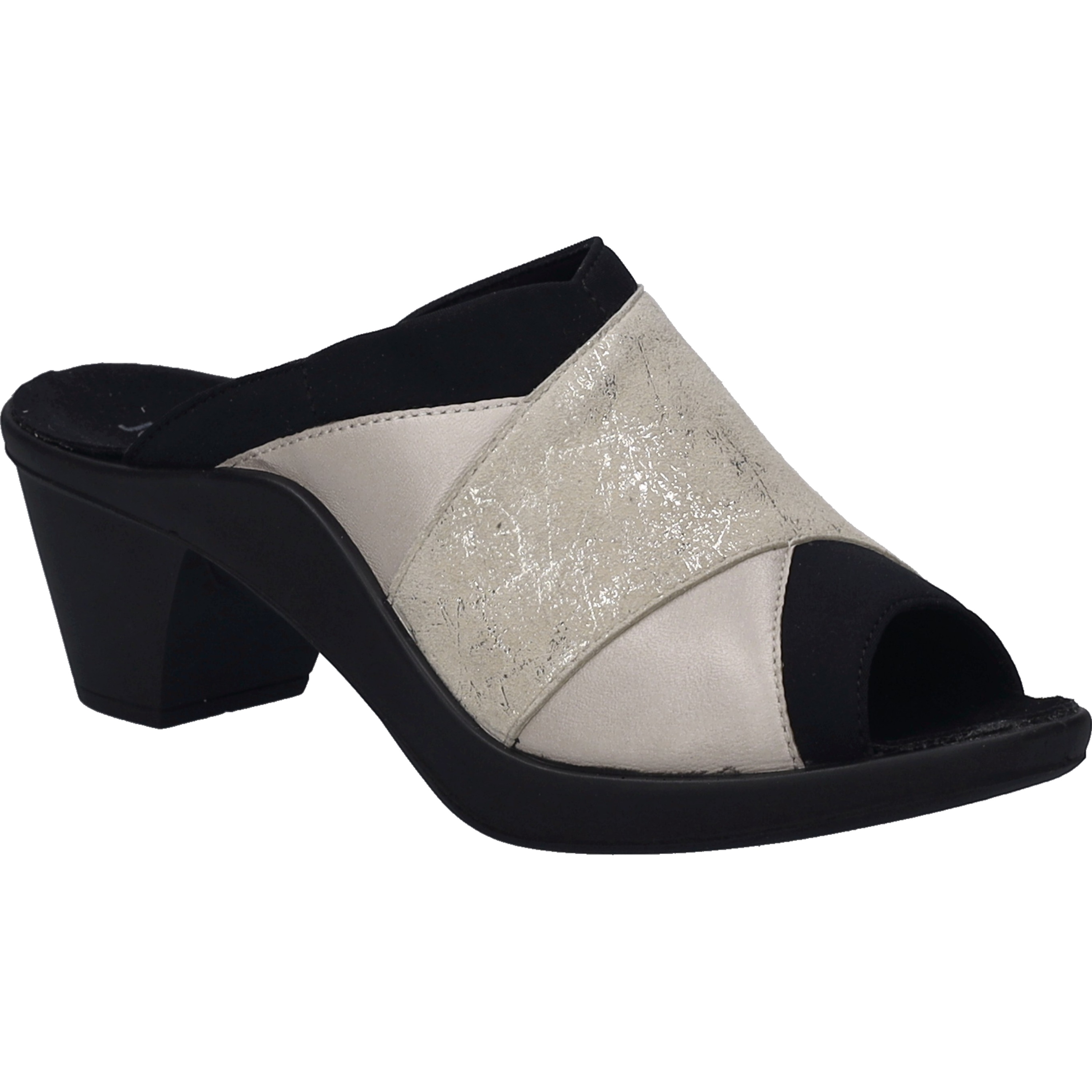 Clog JOSEF SEIBEL "St.Tropez 68, beige-kombi", Damen, Gr. 41, beige (beige, kombi), Obermaterial: 80% Rindsleder Leather cow. 20% Textilmaterial TEXMAT., Schuhe Clog