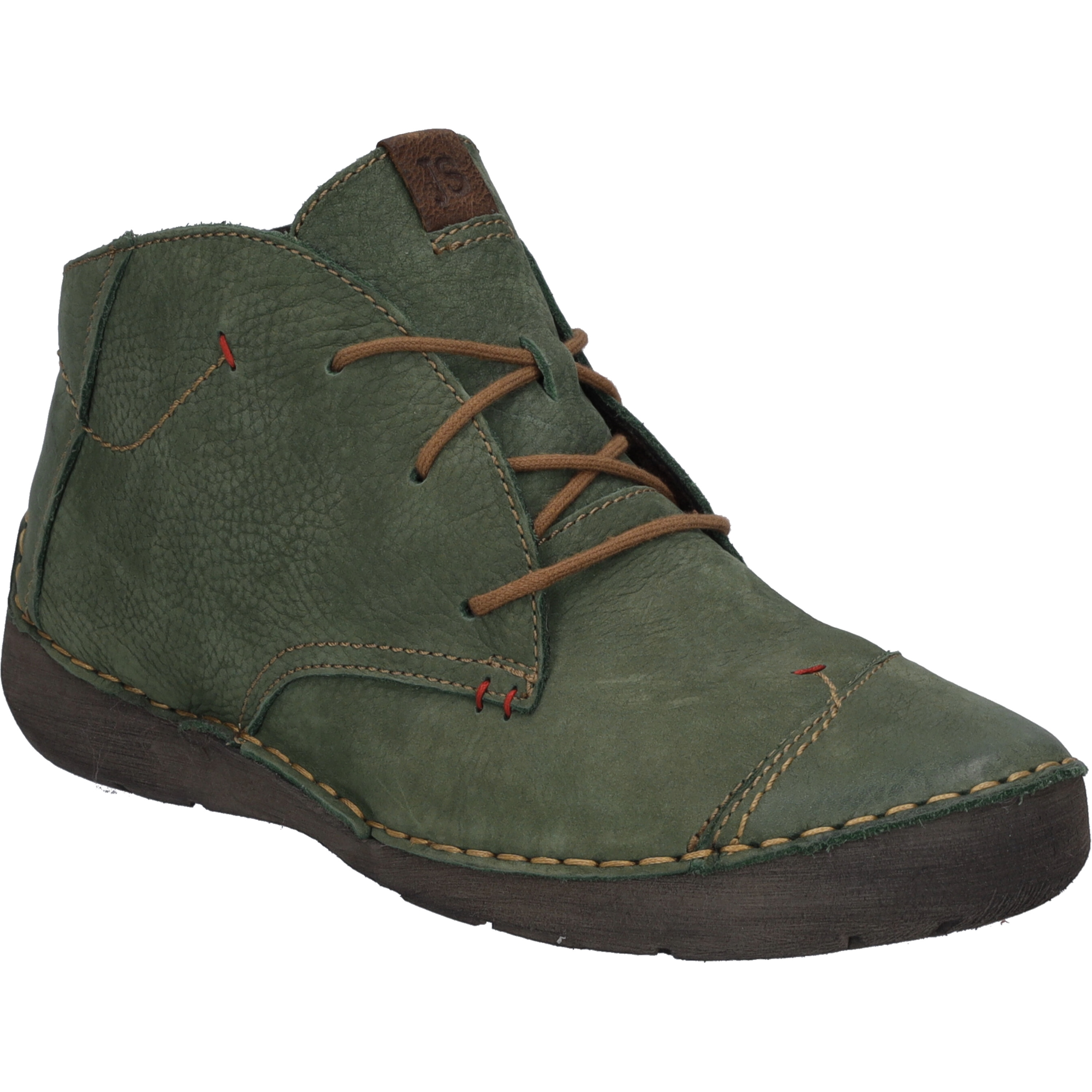 Stiefelette JOSEF SEIBEL "Fergey 18, grün", Damen, Gr. 44, grün, Obermaterial: 100% Rindsleder Leather cow., Schuhe Stiefelette