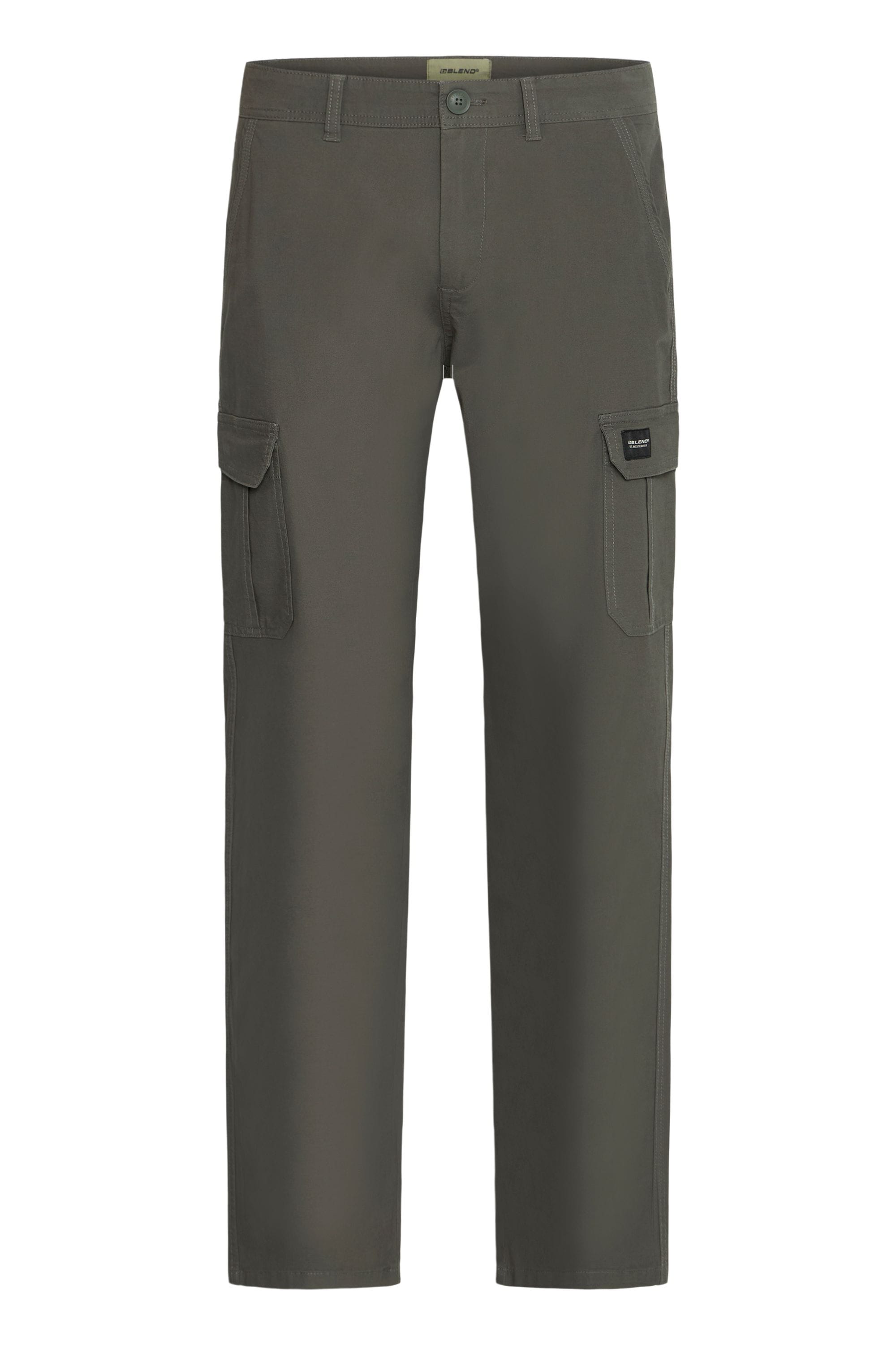 Cargohose BLEND "Cargohose BHTimon", Herren, Gr. 30, Länge 30, grau (iron gate), Obermaterial: 98% Baumwolle CO. 2% Elasthan EL., Hosen Cargohose