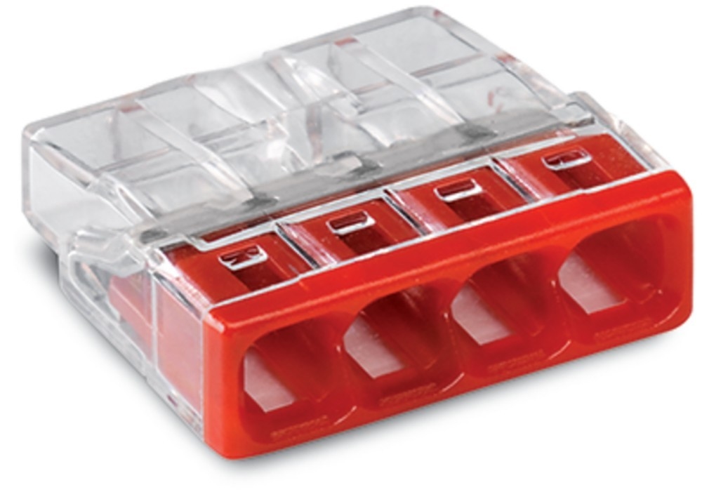 100 Stk. WAGO GmbH & Co. KG Verbindungsdosenklemme 2273-204 Image