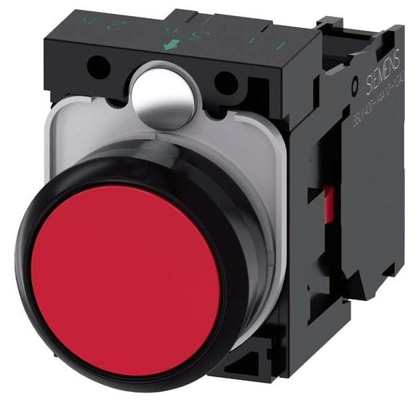 Siemens Dig.Industr. Drucktaster 3SU1100-0AB20-1CA0 3SU11000AB201CA0 Image