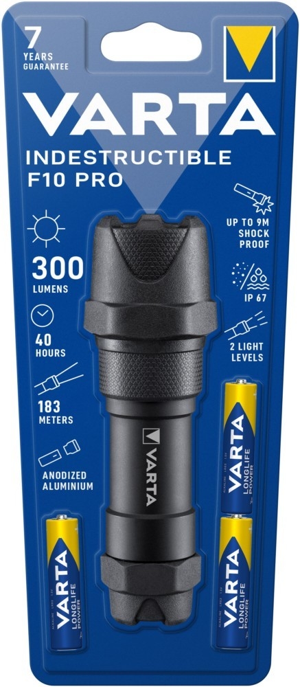 Varta Cons.Varta LED-Taschenlampe IndestructibleF10Pro 18710101421 Image