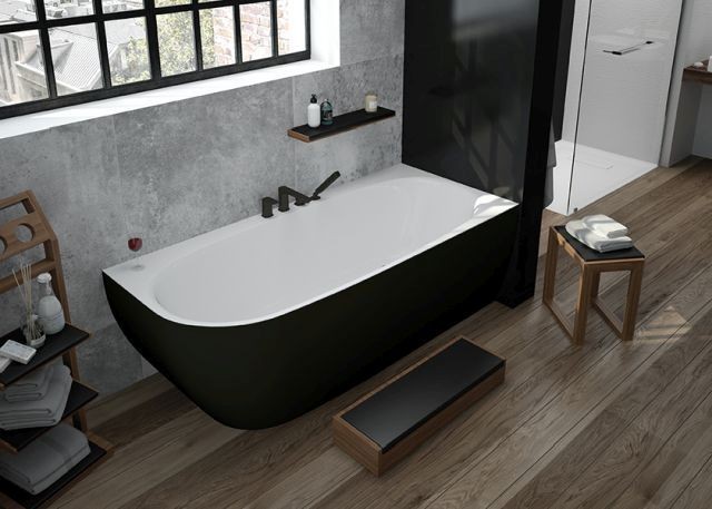 Hoesch Badewanne iSensi Eck 1800x800 Monolith rechts 3835.110 Image