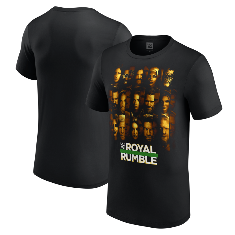 Schwarzes Herren-T-Shirt „Royal Rumble 2026“ Image