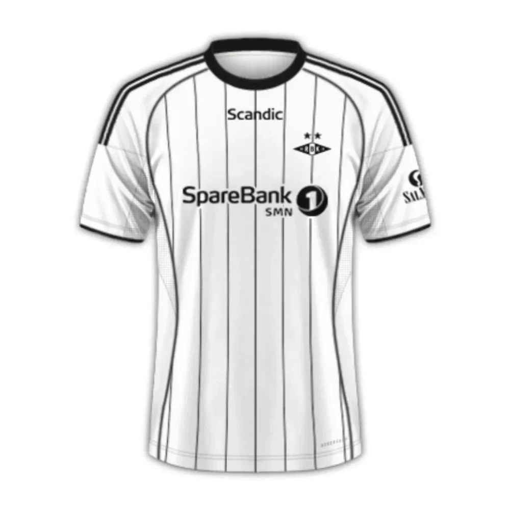 Maillot de football Rosenborg BK domicile/extérieur à manches courtes avec impression 3D, identique pour adultes et enfants