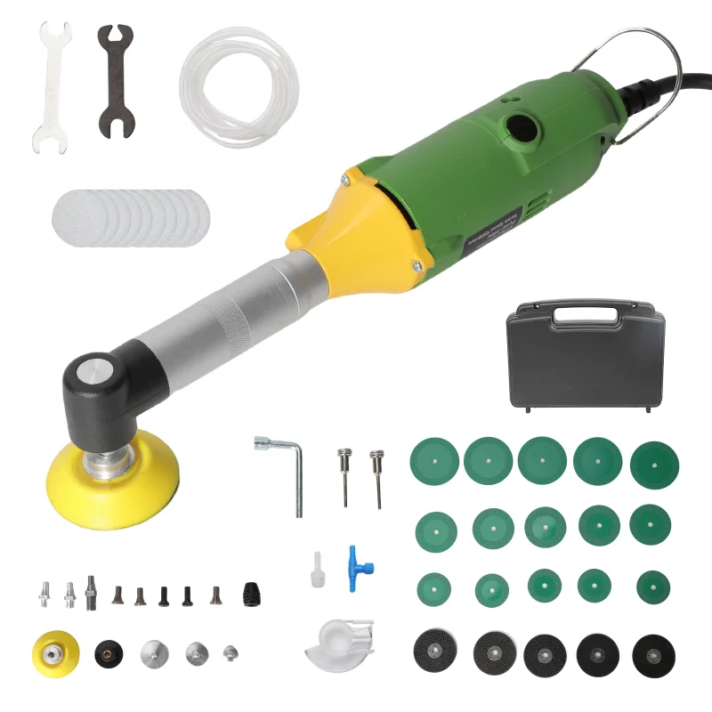 Outil de polissage de carrelage, outil de nettoyage des joints à 90 degrés, régulation de vitesse 350W, outil de polissage de carrelage, outil de nettoyage des joints, ensemble d'outils électriques