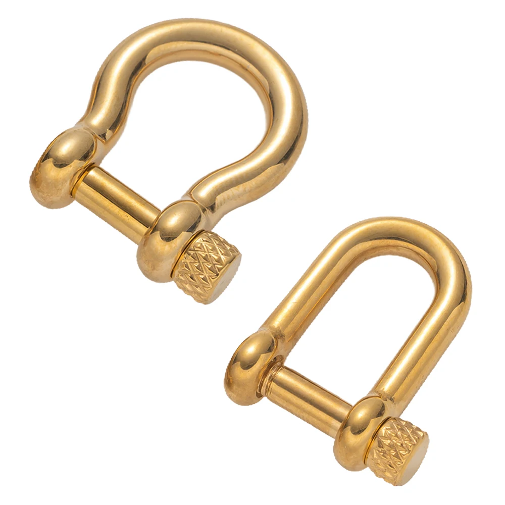 1 pz 304 In Acciaio Inox D-Ring Ancora Grillo Catenacci Vite di Blocco Arco Fibbia a Ferro di Cavallo per Braccialetti FAI DA TE Borsa Creazione di Gioielli