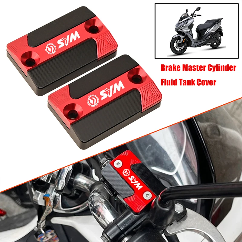 Per SYM JOYMAX Z 300 CRUISYM 300 250 150 125 ADX 125 300 TG400 JETX 150 Moto Cilindro Maestro del Freno Anteriore Coperchio del Serbatoio del Fluido