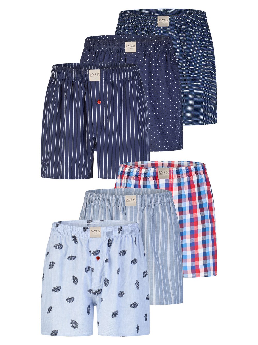 Phil & Co. Berlin Boxer Herren mehrfarbig, L Image