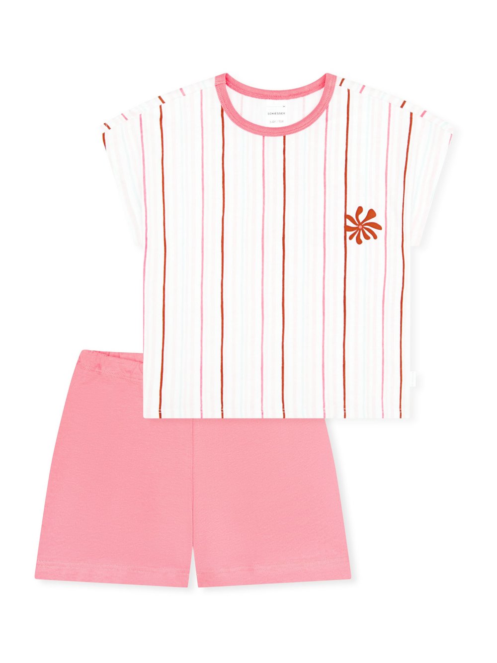 Schiesser Pyjama Mädchen pink, 98 Image