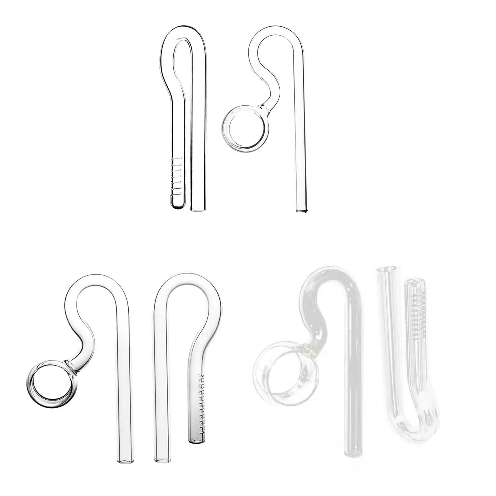 Aquarium-Lilienrohr-Inflow-Ausfluss, Wasseroberfläche, Skimming-Filter, 10/13/17 mm, transparent, leicht zu reinigen, Glas-Lilienrohr-Influss Image