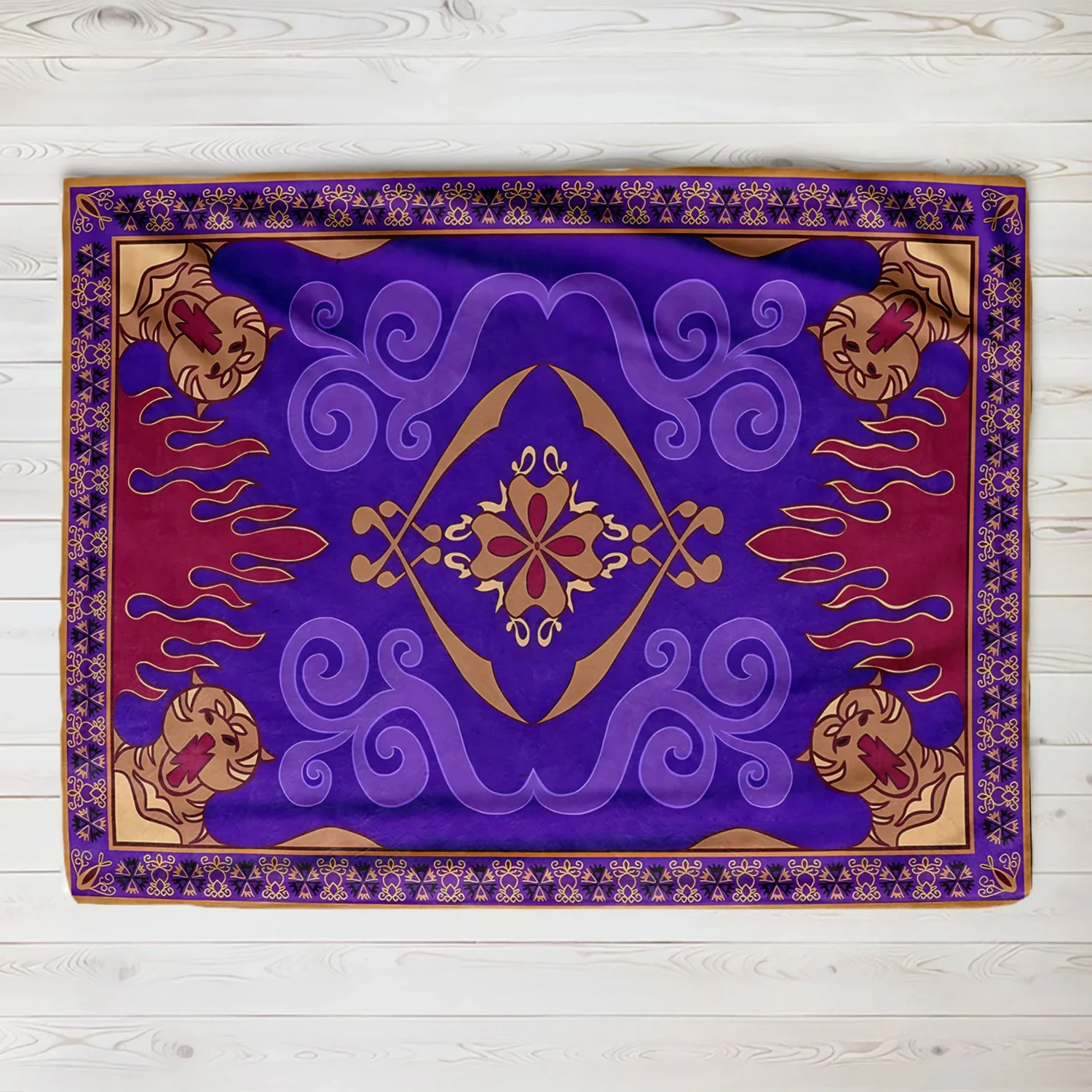 Aladdin Magic Carpet Überwurf, bedruckte Decke für Sofabetten, modische Touristendecke Image