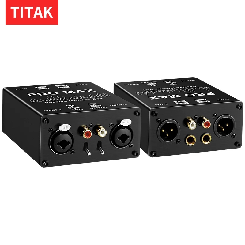 6,35mm Audio-XLR-Kabel mit Anti-Interferenz-Erdungsschleifenfilter zur Geräuschunterdrückung für Heim-Stereoanlagen und Auto-Audiosysteme Image