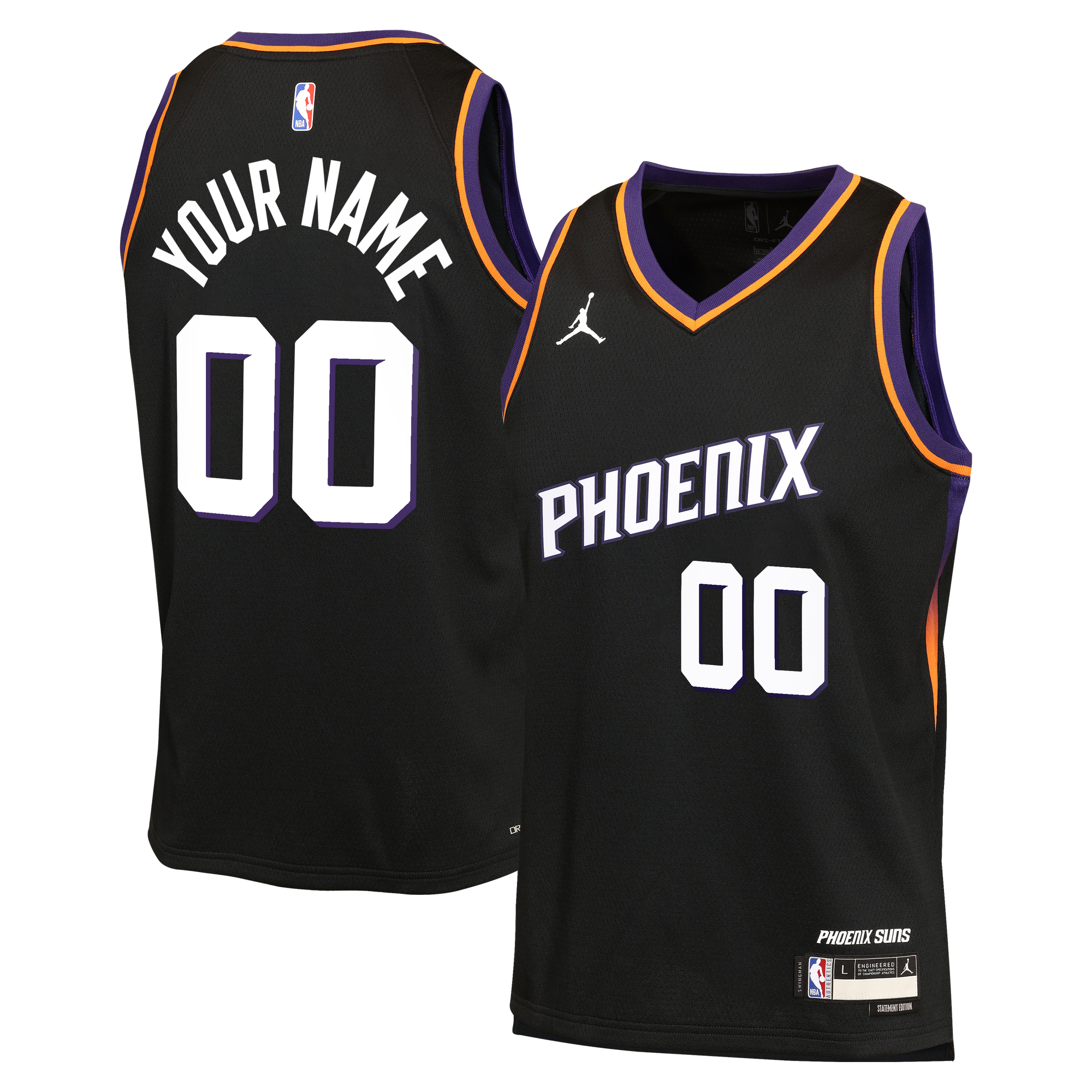 Maillot Jordan Statement des Phoenix Suns - Personnalisé - Unisexe - Homme Taille: L