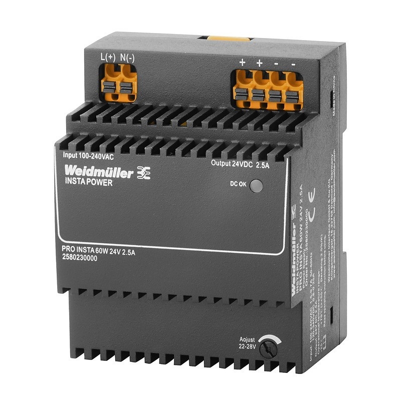 Weidmüller Schaltnetzgerät PROINSTA60W 24V 2.5A 2580230000 Image