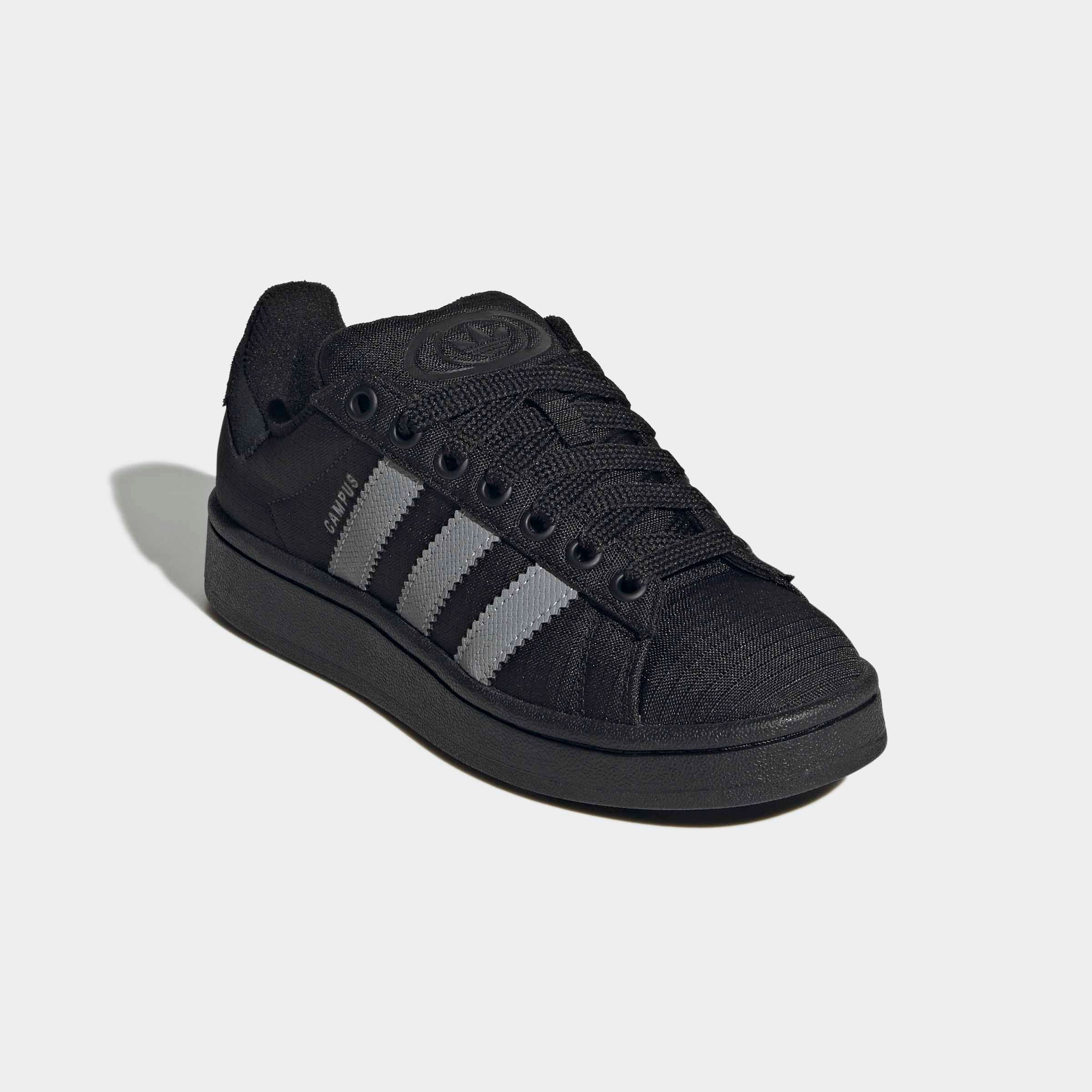 Sneaker ADIDAS ORIGINALS "CAMPUS 00S", Damen, Gr. 35,5, core schwarz, core schwarz, tech grau metallic, Textil, Schuhe Sneaker, für Kinder & Jugendliche