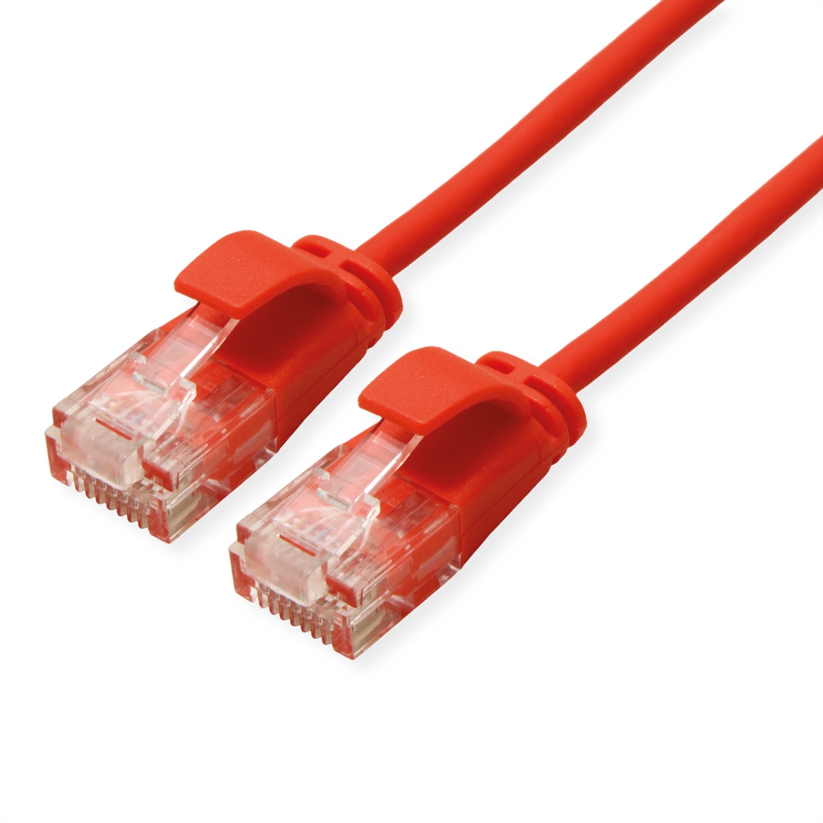 ROLINE UTP DataCenter Patchkabel Cat.6A (Class EA), LSOH, slim, rot, 5 m Image
