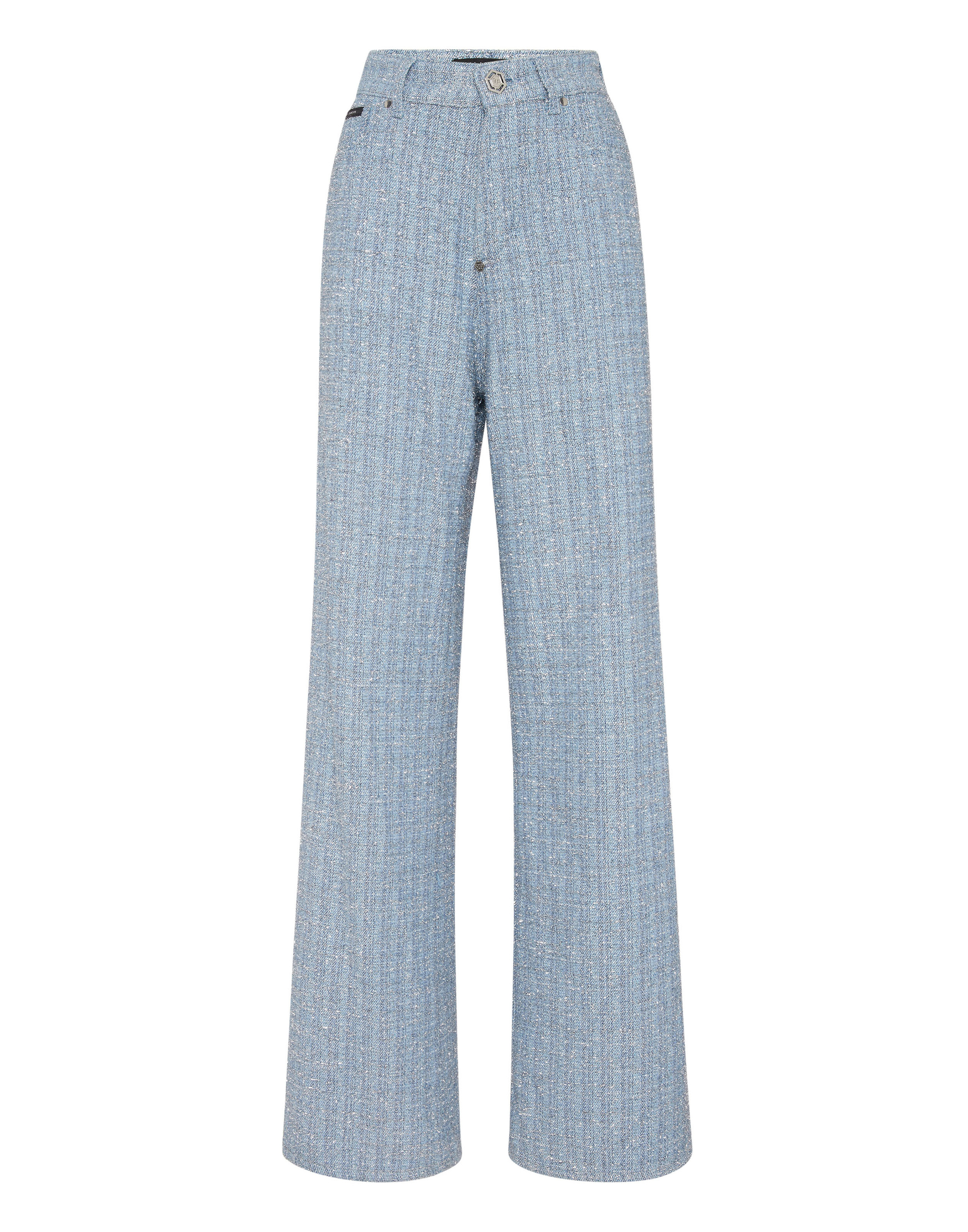 Tweed Denim Trousers Skater Fit 25 (Größe)