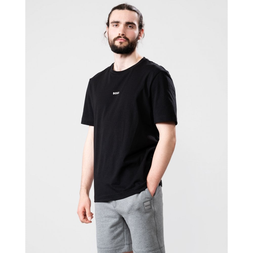 BOSS Orange TChup Herren Rundhals T-Shirt mit kleinem Logo