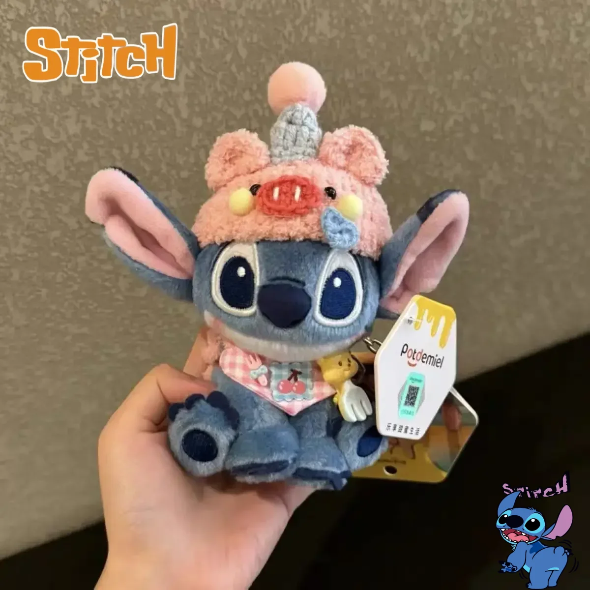 Stitch Kreative Modellier-Plüschtiere, verschiedene Stile, Cartoon-Plüschpuppe, süßer Rucksackanhänger, Weihnachts- und Geburtstagsgeschenke für Kinder Image