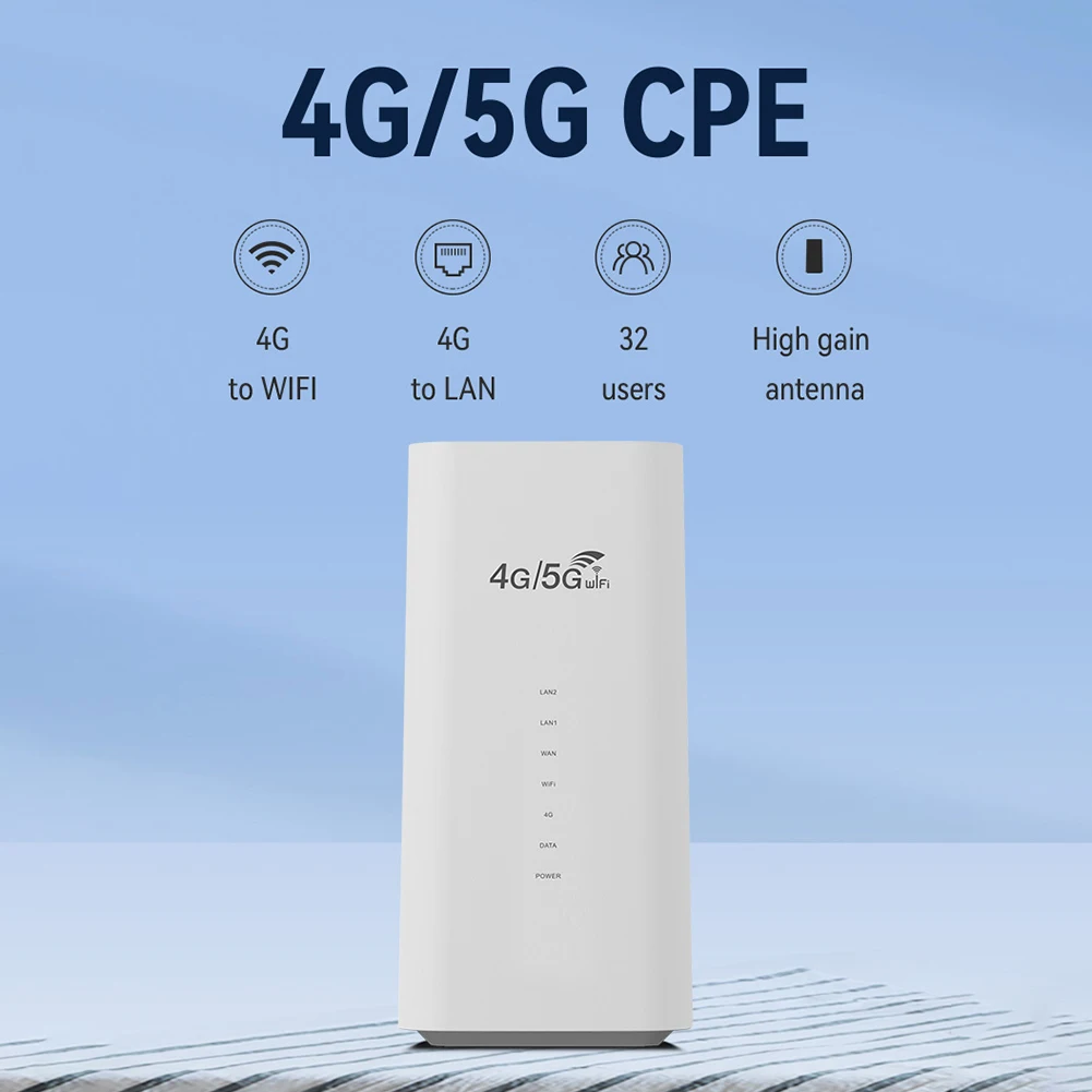 CPF101-E Kabelloser 4G LTE CPE Router Kabelgebundener Modus Mobiles WLAN-Modem Mit SIM-Kartensteckplatz & 3xRJ45-Anschlüssen Für Europa Amerika Router Image