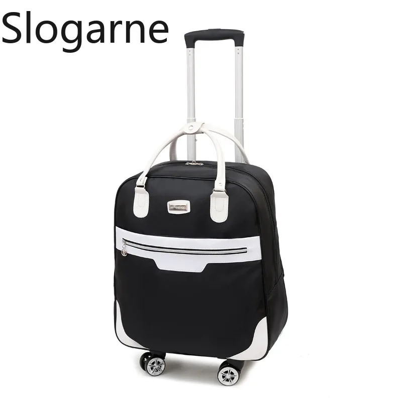 Frauen Wasserdichte Reise Duffels Männer Geschäfts Reise Tasche Oxford Koffer Studenten Roll Schule Tasche Neue Rucksack Trolley Gepäck Image