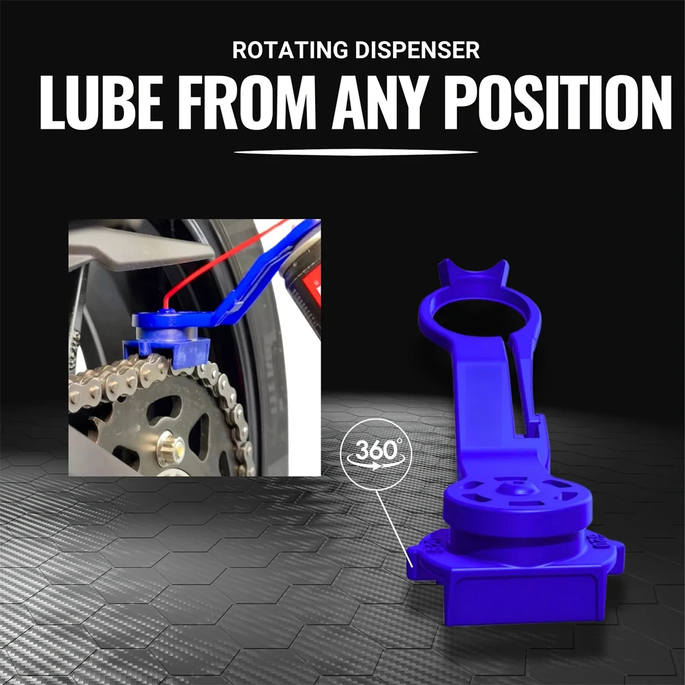 Neues Werkzeug zur Reinigung und Wartung von Motorrädern mit Spritzschutz, Kettenreinigungs- und Ölgerät Image