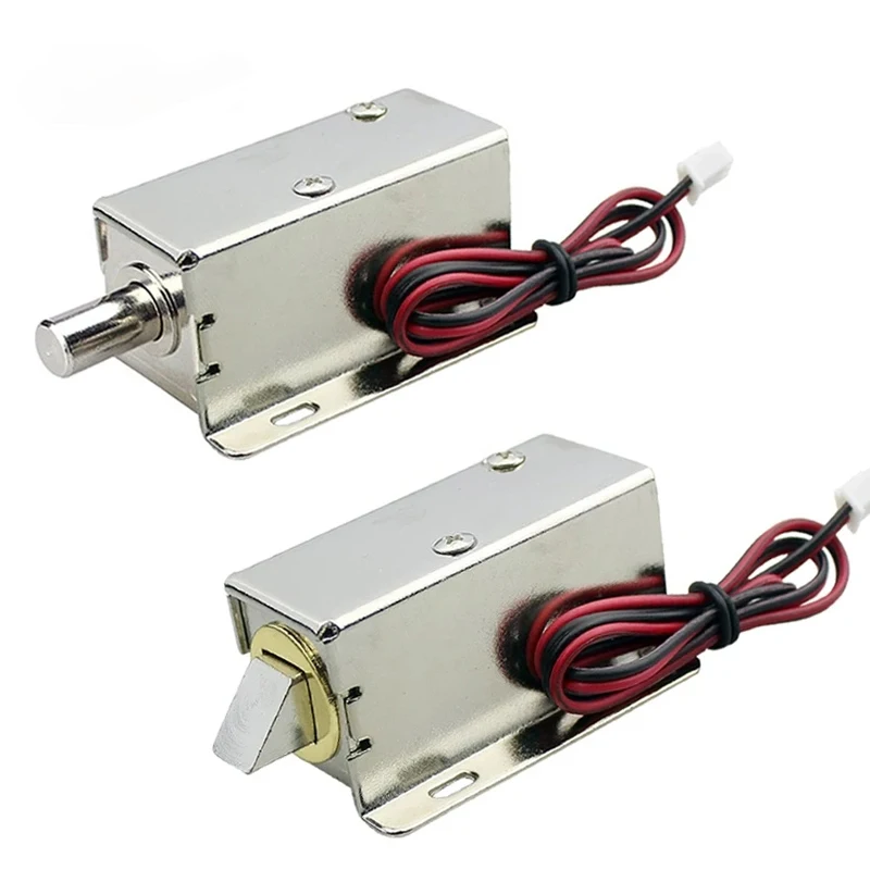 Kleine wasserdichte elektromagnetische schloss DC12V elektrische steuerung lock elektrische bolzen lock magnet schrank türschloss Image