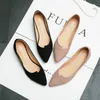 Dame Wohnungen Rosa Schwarz Extra Kleine Größe 31 32 Große Größe 43 44 45 46 Frau Flache Ferse Schuhe Arbeits wohnungen Einfarbig Slip auf Loafer