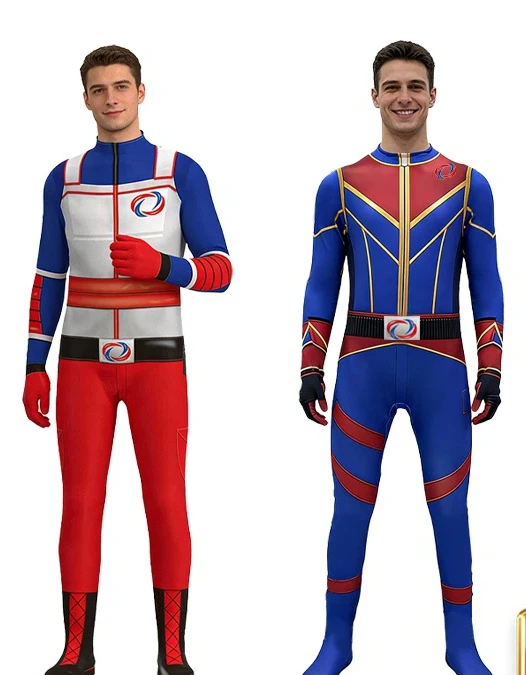 Erwachsene Kinder Henry Danger Cosplay Kostüm Kim Possible Jumpsuit Bodysuit Halloween Party Anzug Image