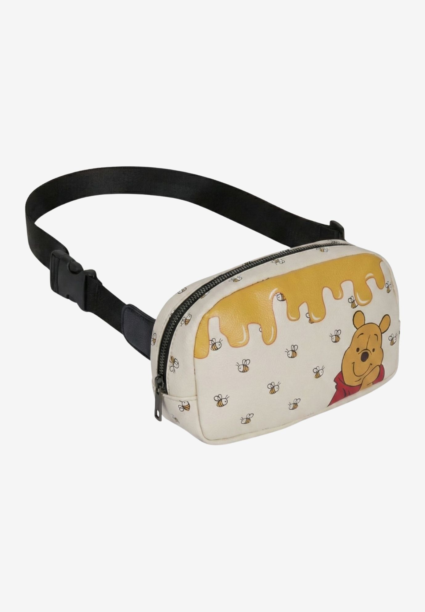 Plus Size Women's Disney Winnie the Pooh Belt Bag Crossbody Fanny Pack Waist Bag Women by Disney in White (Size ONE SIZE)