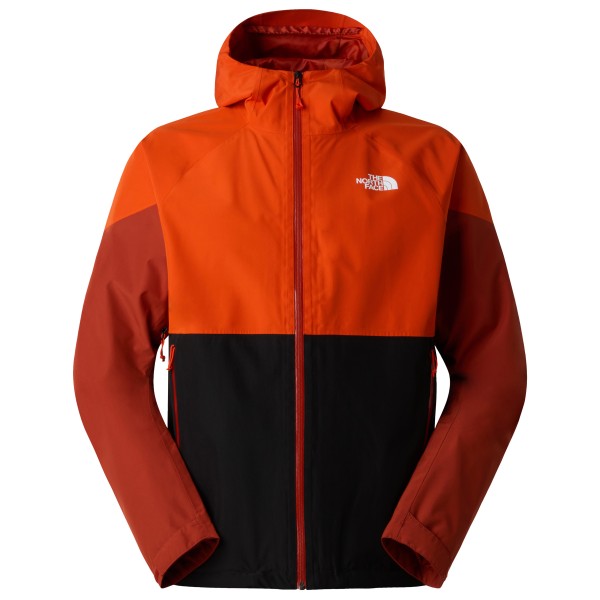The North Face - Lightning Zip-In Jacket - Regenjacke Gr M rot
