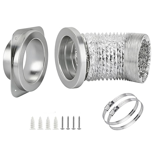 Magnetischer Trocknerabluftanschluss, magnetische Trocknerabluftkupplung, selbstausrichtend, luftdichter Trocknerabluftanschluss, Abluftanschluss-Set Image