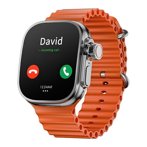 XH12C Smartwatch, 2,06 Zoll, 4G LTE, Smartphone-Funktion, Schrittzähler, Anruferinnerung, Schlaftracker, kompatibel mit Android und iOS, Unisex, GPS, Freisprechfunktion, Mediensteuerung, IPX-4, 49-mm-Gehäuse