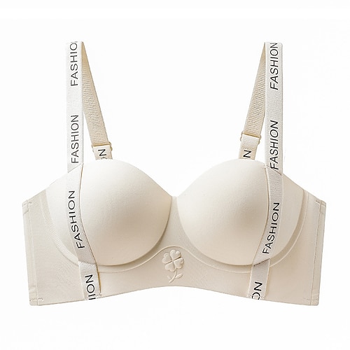 Damen Sexy Dessous BH RückenfreiNightwearNylon POLY Täglich Elegant Schwarz Champagner Leicht Braun Khaki Frühling Sommer Herbst Winter Image