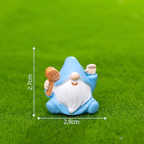 7er Pack Oster-Mikrolandschaft kreative niedliche Oster-Zwerge DIY Dekorationszubehör Schreibtischornamente Image