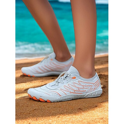 Atmungsaktive Barfußschuhe für Damen – leichte, schnelltrocknende Wasserschuhe mit weiter Passform für Outdoor und Strand Image