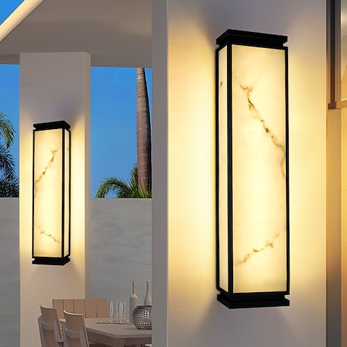 Innenbereich Außenbereich Modern Außenwandleuchten Innenwandleuchten Außenbereich Metall Wandleuchte IP55 110-120V 220-240V 20 W Image