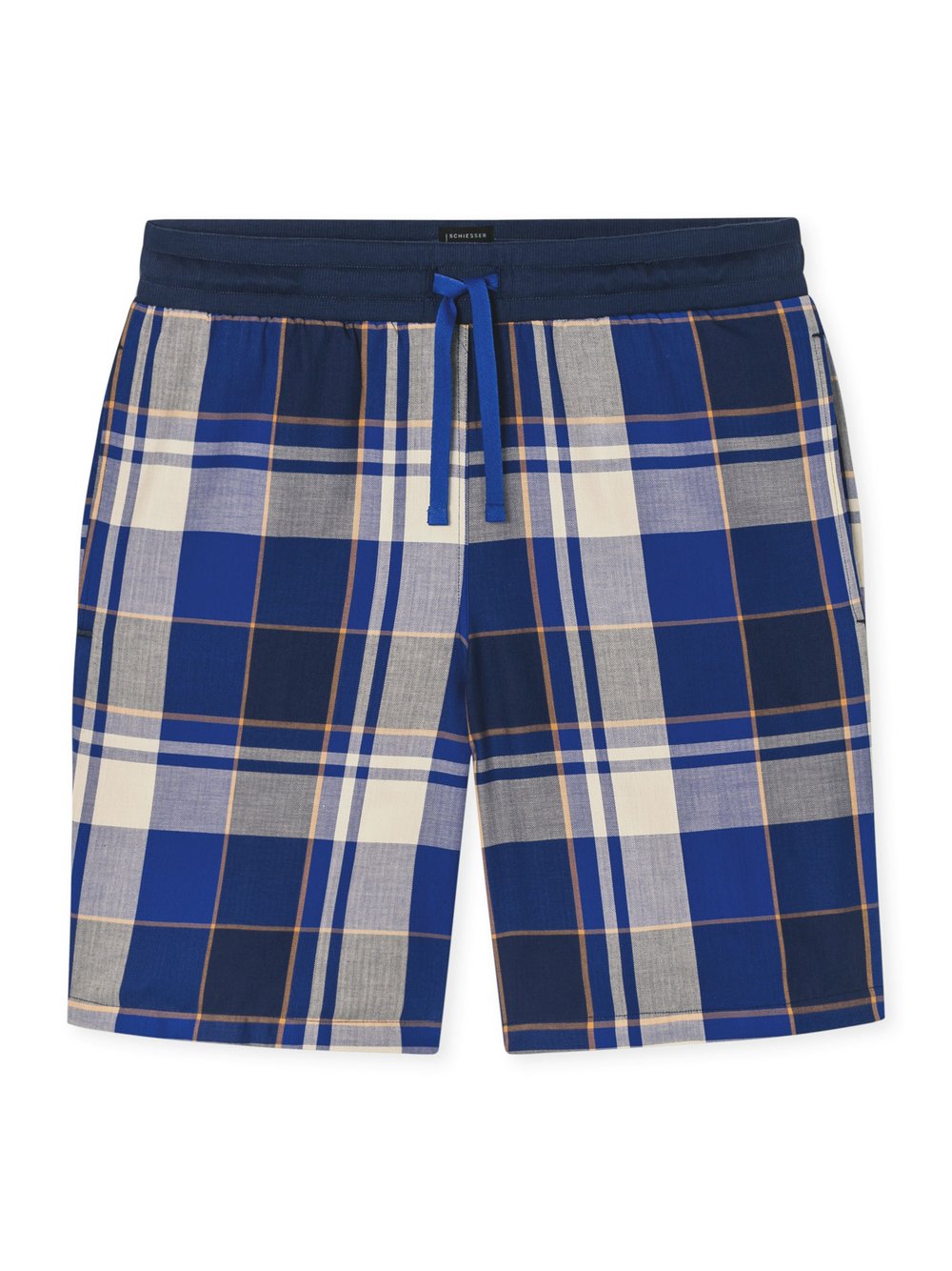 Schiesser Pyjamahose Herren blau, 54 Image