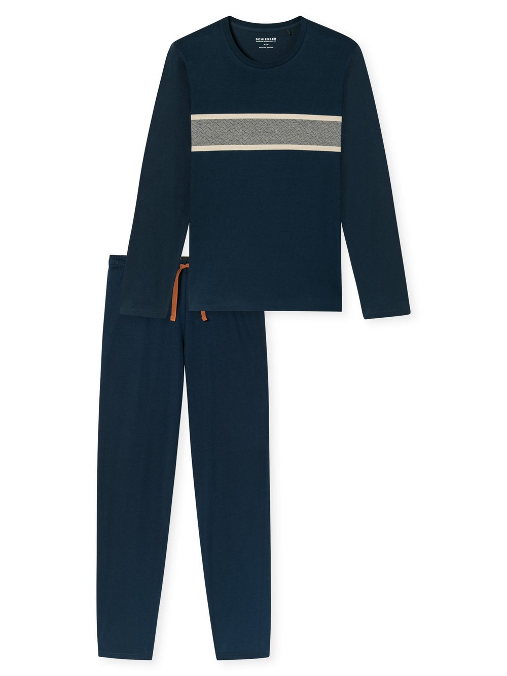 Schiesser Pyjama Herren blau, 48 Image