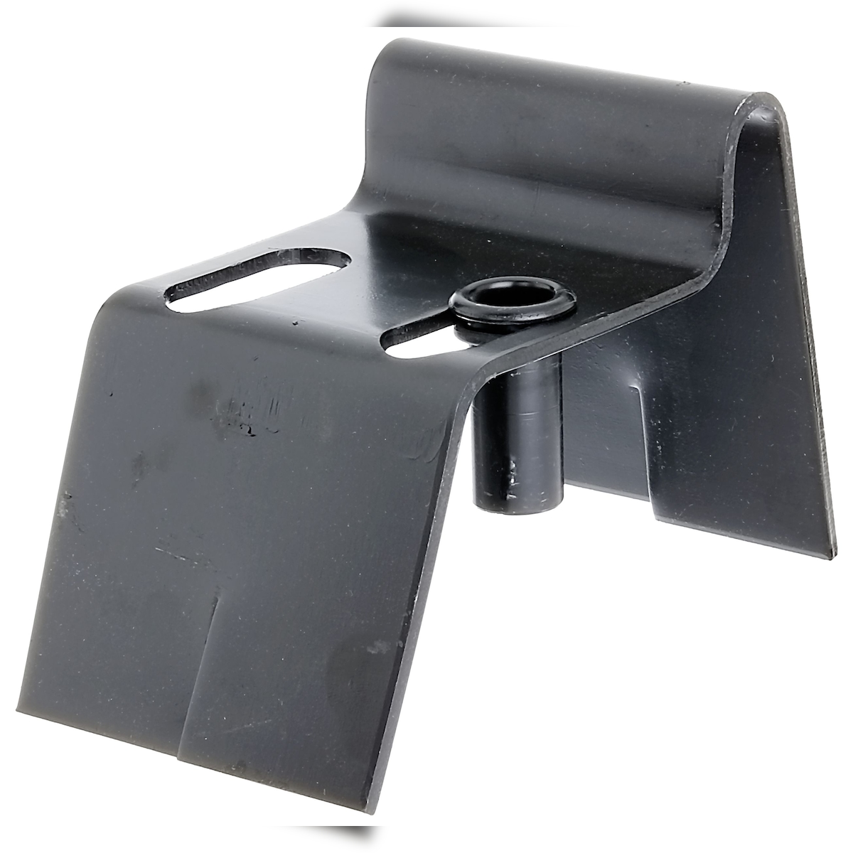 Alberts 137427 Auflaufstütze, zum Einbetonieren, mit Bodenschieberführung, schwarz, 100 mm, 2er Set Image